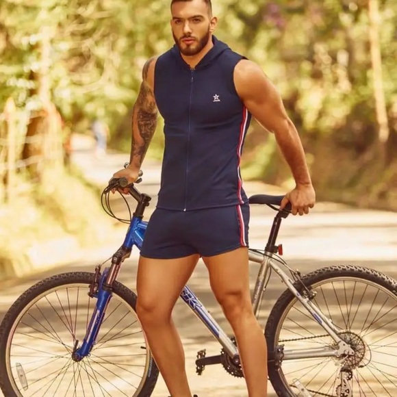 JOR 1310 PARIS HOODIE TANK COLOR BLUE XL - Picture 5 of 5